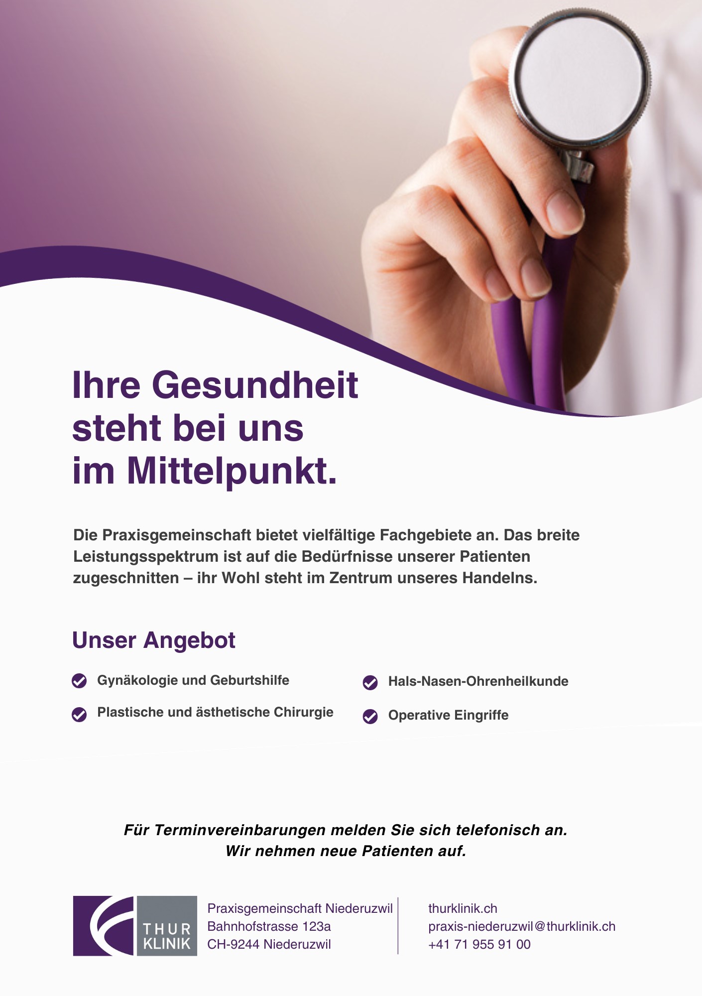 Gynäkologische Gemeinschaftspraxis Thurklinik 2